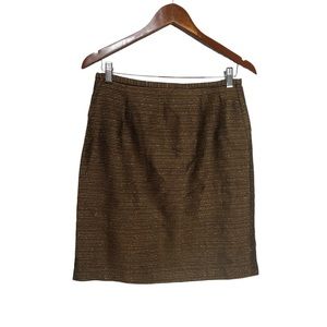 Vintage Gold Mini Skirt Size 10